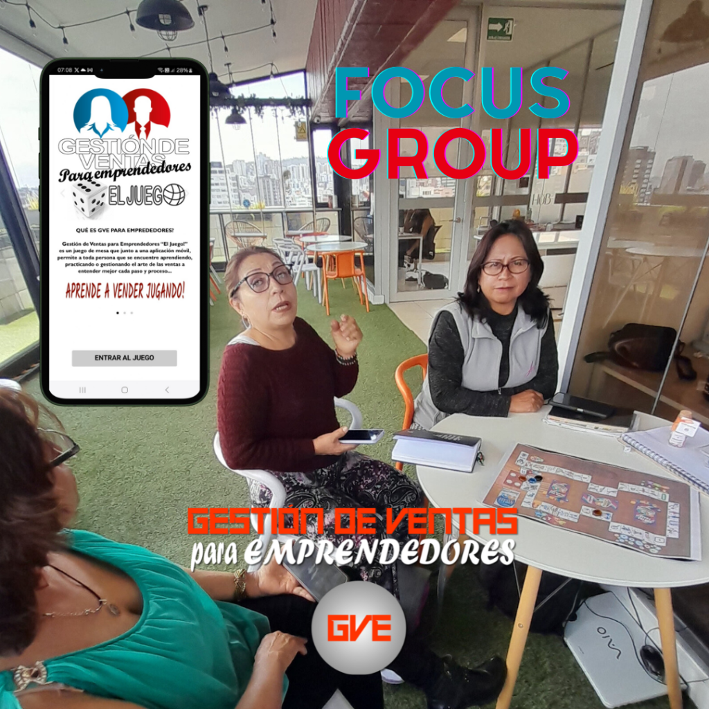 Taller Gestión de Ventas para Emprendedores GVE Focus Group